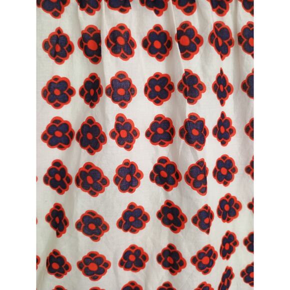 Anthropologie Maeve Dress Women 0 White Floral Tulip Fields Midi Heart Strapless - Picture 5 of 10